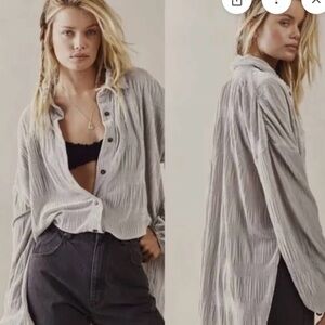 Free People Velvet Tunic Top